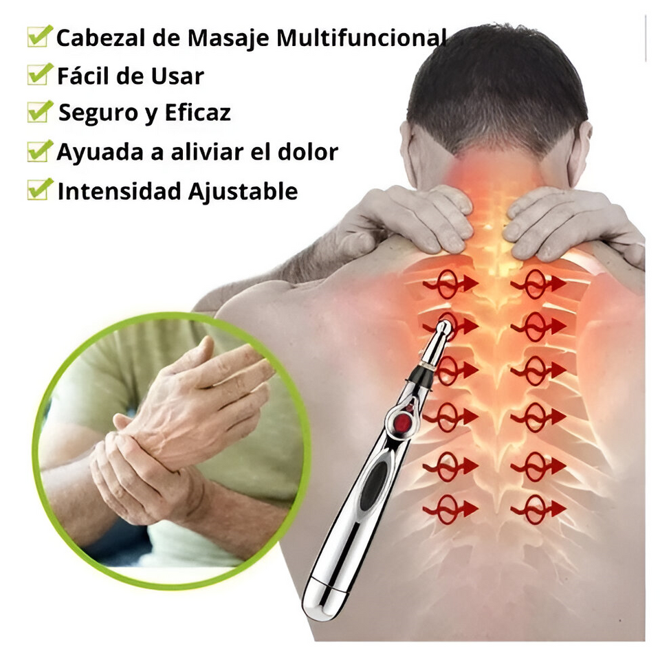 Lápiz de Acupuntura Láser de 5 Cabezas